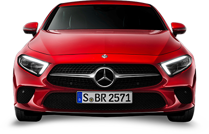 Red Mercedes Benz